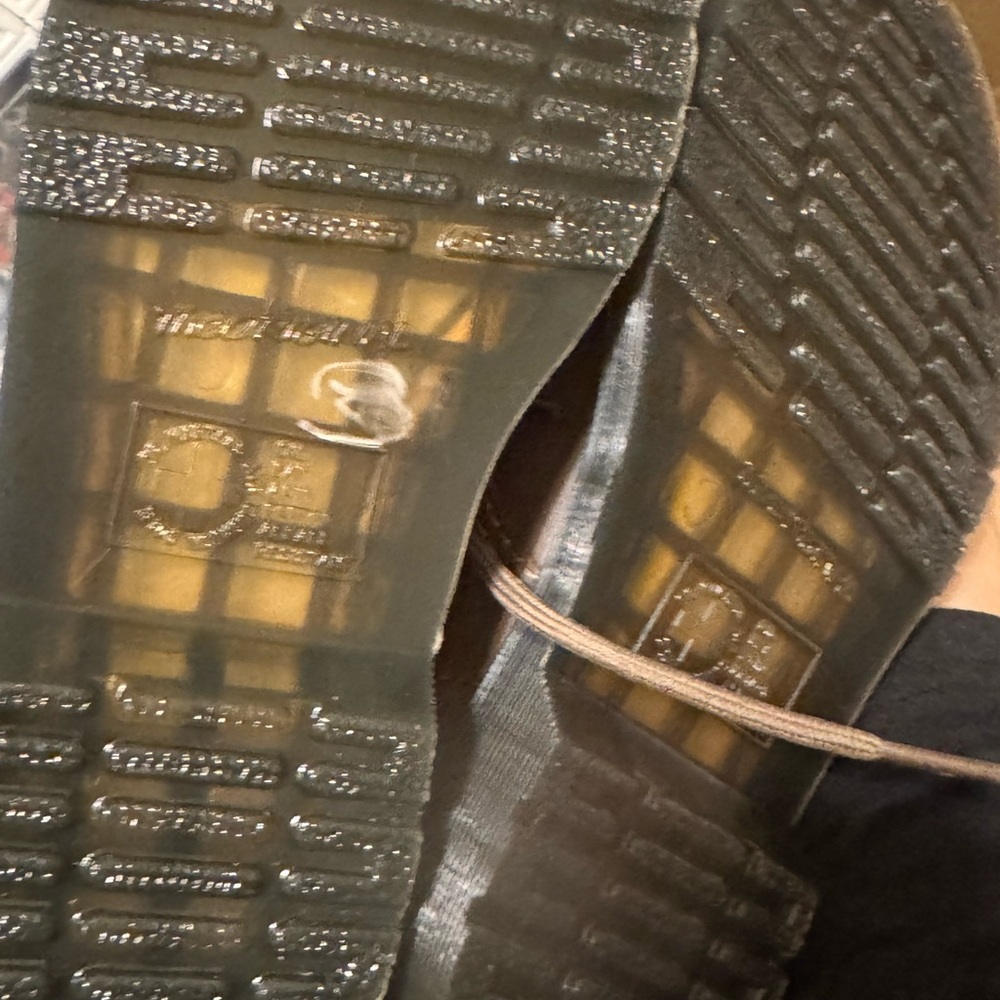 Dr. Martens Black and Brown Leather Boots - Picture 3 of 4